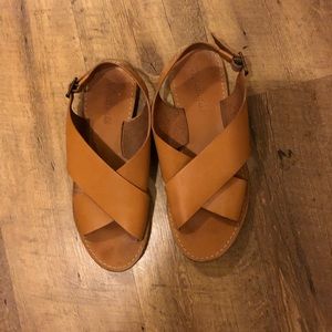 Tan madewell sandals